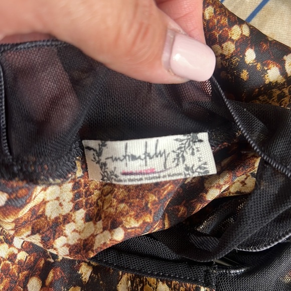 Intimately free snake print bodysuit. Size medium.New without tags. - Picture 7 of 7
